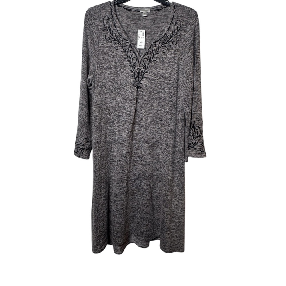 Avenue Charcoal Knit Top